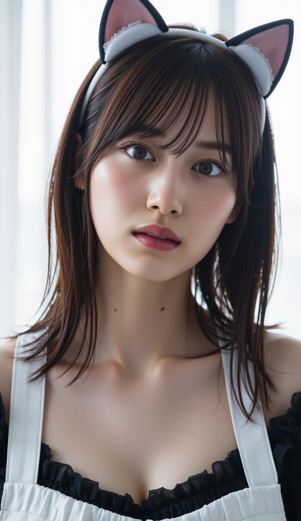 1girl, woman, masterpiece, best quality, highest quality, cinematic lighting, (volumetric lighting), extremely detailed CG unity 8k wallpaper, focused, 8k wallpaper, extremely detailed, ultra realistic, photorealistic, sharp focus, absurdres, (HDR:1.2), (high contrast), photograph, detailed and intricate, instagram, portrait, highly detailed, digital painting, artstation, concept art, smooth, sharp focus, illustration, cinematic lighting, knit tank top, black short skirt, eyes looking at the viewer, ((skinny)), (medium shot), (HQ skin:1.3)