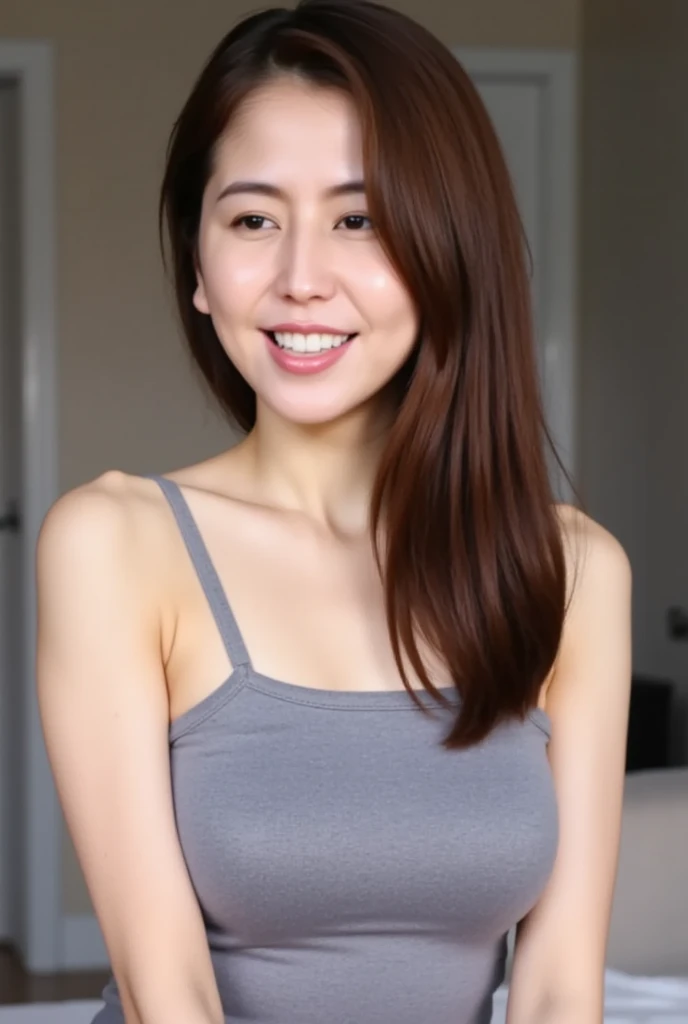 A photo of one of the most beautiful singapore celebrities from instagram.com and happily waving at the camera