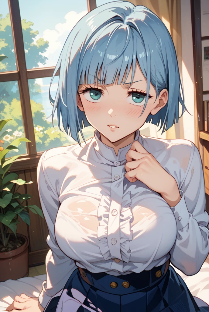 (Highest quality:1.4、masterpiece:1.4、Super detailed:1.4、8K:1.4)、((((Very soft boobs))))、F cup bust、Medium breast