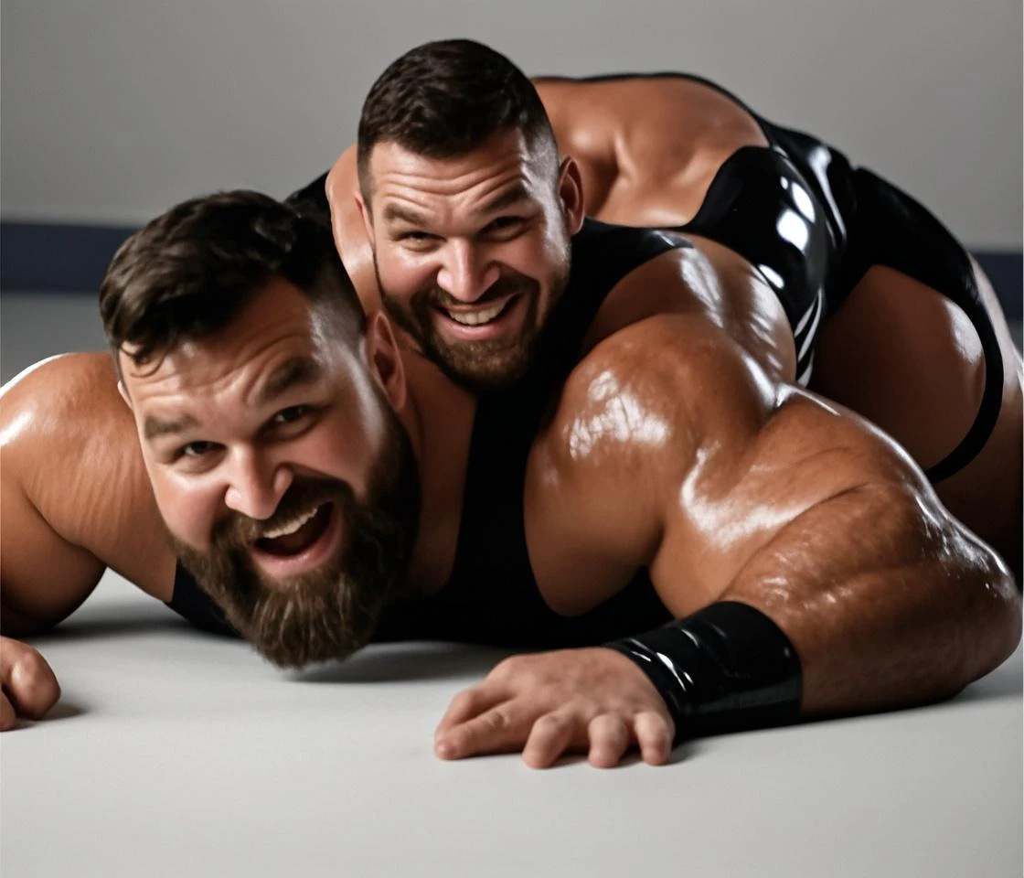 2 men, gordos parrudos e furry, 2 fat 40 year old men kneeling down giving oral sex to another fat 4 man, sweaty and wet, furry, penis in mouth, blowjob, 2 men ] 35mm lens, fot, ultra details, HDR, ultra HD,8k

