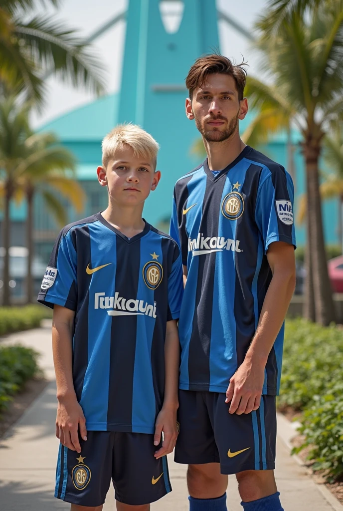 Crie uma imagem alta qualidade estilo Disney Pixar de um homem 36 anos e um menino 8 anos posando para uma foto, foto de perfil, Manchester City, tirado no iphone 1 3 pro, tirado no iphone 14 pro, Family photo, Tiro no iPhone 1 3 Pro, Duncan Fegredo, # Oc, #Oc, retro 9 0 s, foto do instagram, imagem de perfil, foto modo retrato.