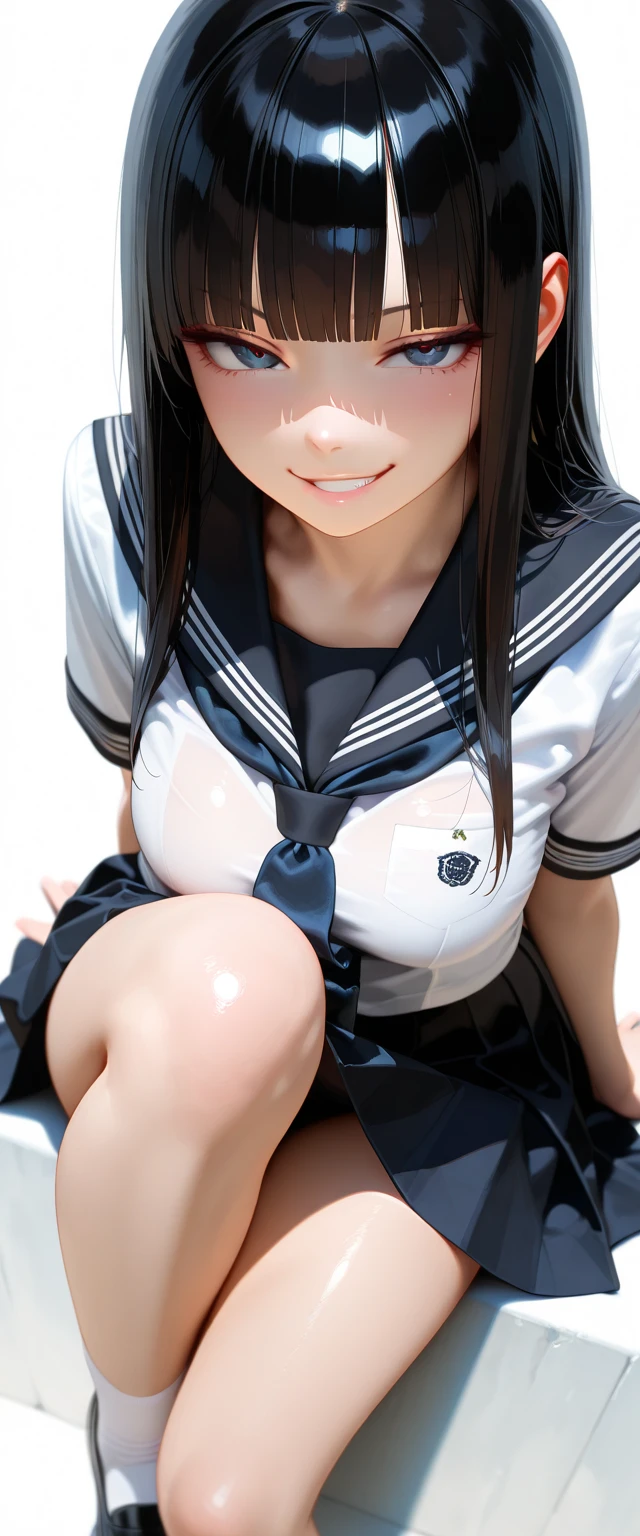 ((((((16 years old))))))、(((Aya Ueto : 1.3)))、(((A charming face)))、(((Young face)))、(((beautiful girl)))、(((A beautiful woman)))、Beautiful woman、Cute woman、((Innocent face))、((Ultra-detailed face))、((Detailed lips))、((Detailed eyes))、((double eyelid))、(((Beautiful Face)))、(((Beautiful, well-shaped eyes)))、(((Beautiful, well-shaped lips)))、Very Short Hair、ponytail、Pixie cut、BREAK、Completely naked、BREAK、(((Wearing a sailor uniform)))、((((Entangled in a Golem))))、BREAK、8 heads、(((slender)))、(((Slim body)))、(((Thin body)))、(((Slim woman)))、(((Flat Chest:1.2)))、BREAK、Photographic quality、Natural light、(フォトRealistic:1.4)、(Highest quality:1.2)、(Ultra-high resolution:1.2)、8K、RAW Photos、Realistic、High Detail、Film Grain、Detail Skin、Symmetrical、Delicate skin、Real human skin、pores、Super detailed、Detailed、(masterpiece : 1.2)、Thin face、Sharp Face、Small Face、Small face、Narrow shoulders、Small shoulders、Small shoulders幅、Slim shoulders、Narrow shoulders幅、Beautiful Japanese Woman、Beautiful Korean Woman、Slim womanモデル、Young Gravure Idol、Realistic young gravure idol、Young Sensual Gravure Idol、Young Pretty Gravure Idol、Japanese Model、Young Gravure Idol、((From the knee up))、(((Showing small breasts)))、(((She spreads her legs and shows her pussy)))、(((Leg spread)))、(arms behind back:1.0)、((((having sex))))、(((Expressions of ecstasy : 1.4)))、(((Squirting)))