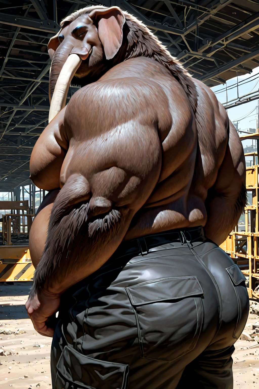 New Jersey 5 Hairy, (lion lion, Lots of, huge), lion lion, ((极其lifelike的阴影, masterpiece, Very detailed, lifelike)), Kanno, The fur on his torso and thighs is the same color as the fur on his back, (((light brown fur))) lion lion, ((Detailed face)) red nose, Bronzed skin, tan fur, brown hair, Height 3 meters high, optimal height, Body full of muscular chest muscles, torn abs, V-shaped body, Thick waist, long legs, Strong arms are manly, handsome face,赤裸whole body,stick out tongue,Drooling from the corner of the mouth,lie on the floor,muscle swelling,He has a collar around his neck,Tame,imprisoned in chains,whole body,coma,faint,Being stepped on by others,Keep your eyes closed,Knocked down in the dungeon,Ferocious appearance,in a dilemma,side view