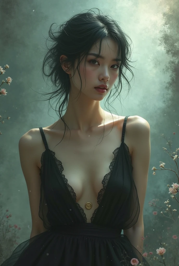 {{{{{3,318 trillion pixels high resolution, nsfw, Realistic scenery and lovely chinese mature girl, a flower herbarium filled with female hormones oil and soaking her, thicken the lips look pretty, are fluffy and bouncy, that get rounder bigger her deep tight cleavage}}}}}, {{{{{Erotic-romantic in which her budding sexual desire is amplified more and more with the emotional drift of youth, detail of The panting face and voice of a gloomy girl wearing dark monks clothes, Her nipples and romantic deep panting depicted in detail}}}}},{{{{{she is soaking inside the Cylindrical crystal flower herbarium filled with female hormones cause the innocent girl to flush her face remains a girl only her body changes rapidly Her tits swell and she leans forward unable to support her own, she is in magical in a Cylindrical crystal flower herbarium filled with female hormones, All the sexiness that's amplified inside her makes her gasp, her beautiful slender underbust, slender curvy cute waistline, an lewd fetish for lips and necks and waistlines, her clearer nip line from underbust to hips, gloomy straight wig, thick vivid lips}}}}},{{Extremely detailed}}, {{{{{Heroine girl with a dark aura and very pale skin, dark lips and pitchblack hair has an overly sensitive, sexually unused body}}}}}