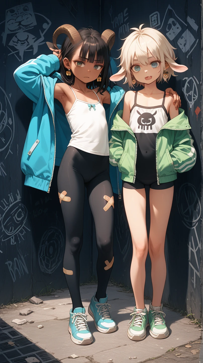 1girl, furry, black hair, short hair, horns, black eyes, grey skin, black shirt, blue jeans, midriff, (full body:1.2), simple background, rammy, mad Hair lift, hair lift , lifted by another, hands, crowded subway car. --v 6 --s 1000 --c 20 --q 5 --chaos 100