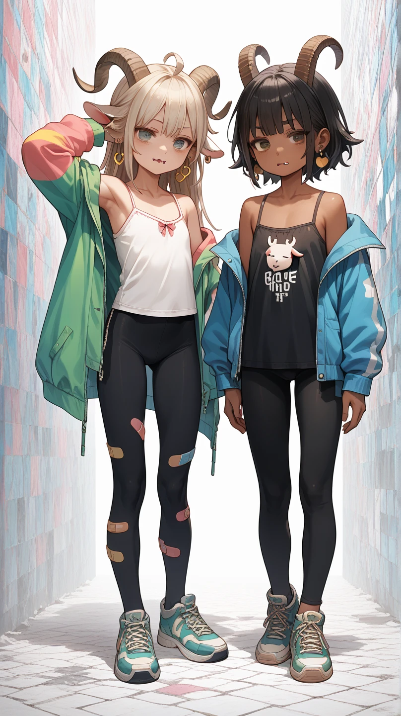 Ronnie Anne, purple hoodie, shorts, black eyes, ponytail, tanned skin, full body, curvy arms, defined legs, (same character front, back, side view) cartoon-anime