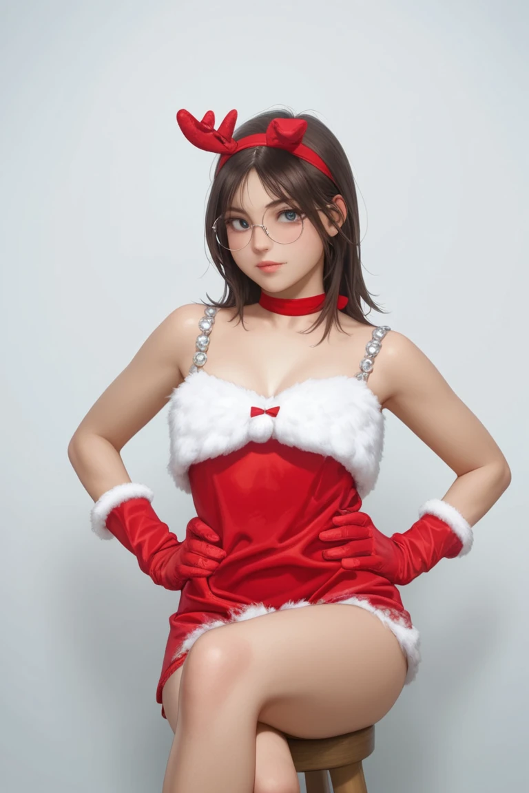 Emma Watson exuding innocence in a tantalizing rabbit costume, radiating playfulness with a seductive twist.