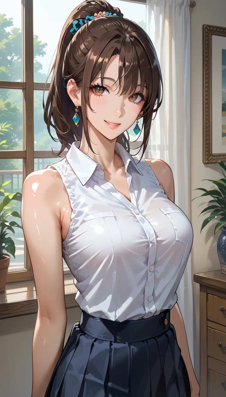 nsfw:1.5,masterpiece, Highest quality, Very detailed, Sparkling, Shining Light, Ray Tracing, High resolutionR, Depth of written boundary, (Perfect Face, Detailed face, Detailed eyes,Perfect hands,Perfect Fingers), 8k,High resolution,Ultra-realistic faces,Ray Tracing,Perfect lighting,Highest quality, Very detailed, Shining Eyes, (View your viewers,口を開けてsmile:1.1), ((One girl)), (Mature Woman:1.4), thick,
1 girl,alone, Upper Body, (Police uniform), (prison), close your eyes, smile, (lattice)、Erect nipples:1.2