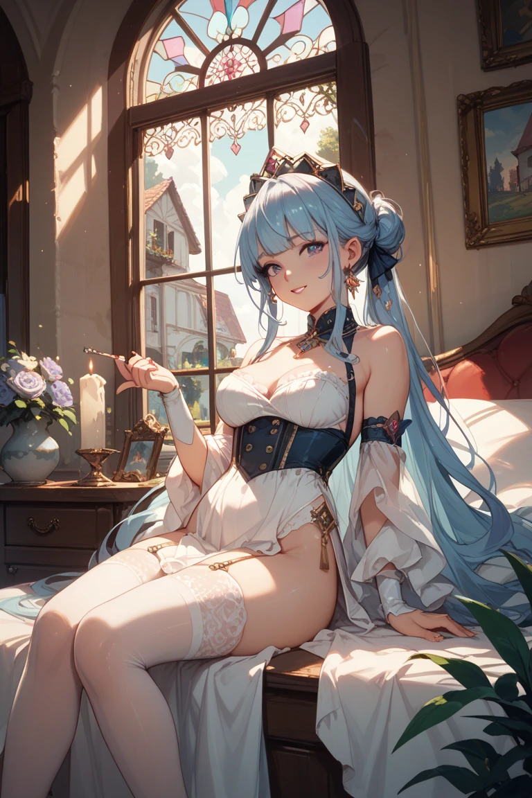 Allongé sur un lit, position TWERK, gros cul, topless, MILF, vraiment gros boobasterpiece), anime girl avec de gros seins, séduisante fille d’anime, Ilya Kuvshinov. 4 km, [ Art numérique 4 km ]!!, Style Anime 3D réaliste, Jolie fille d’anime, Artgerme extrêmement détaillé, Oppai, Style anime 4 K, Rendu photo réaliste Anime girl, Anime hyper réaliste, style anime. 8k, nombril visible