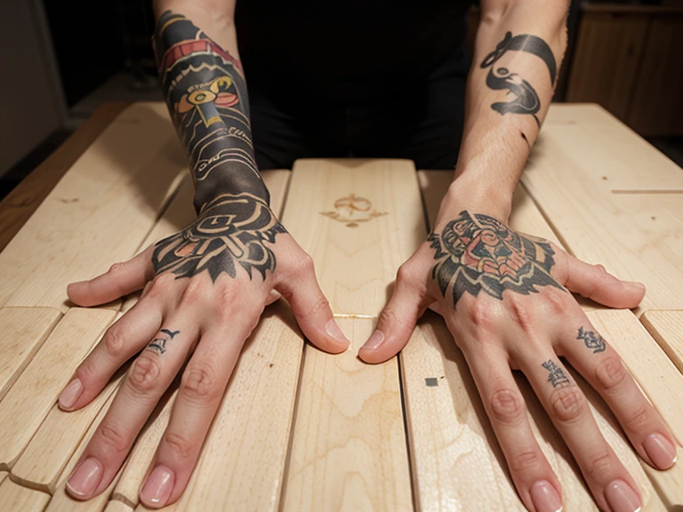 Spider tattoo on hand
