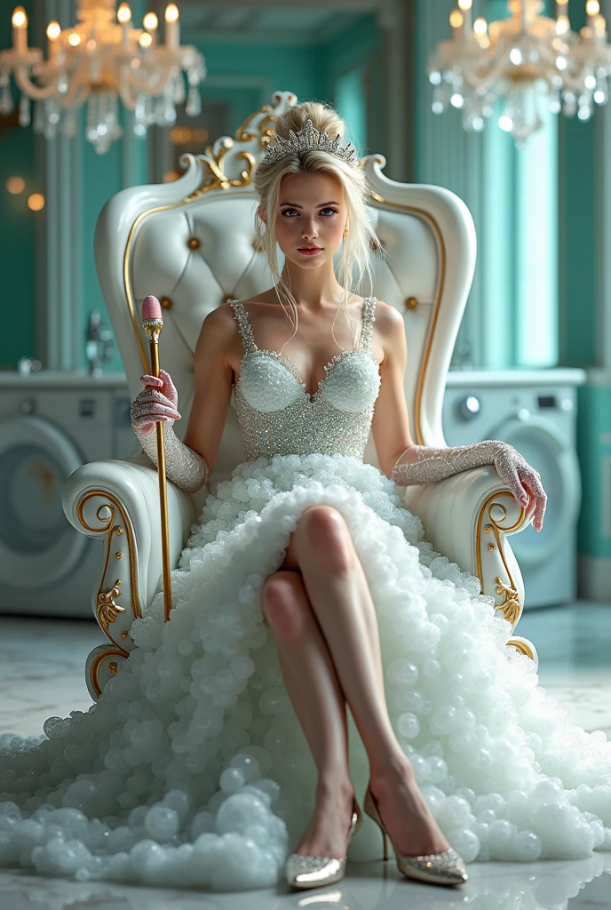 Bride, white high heels, white wedding dress, long tail, HD, realistic, 8k, pretty, beautiful --auto --s2