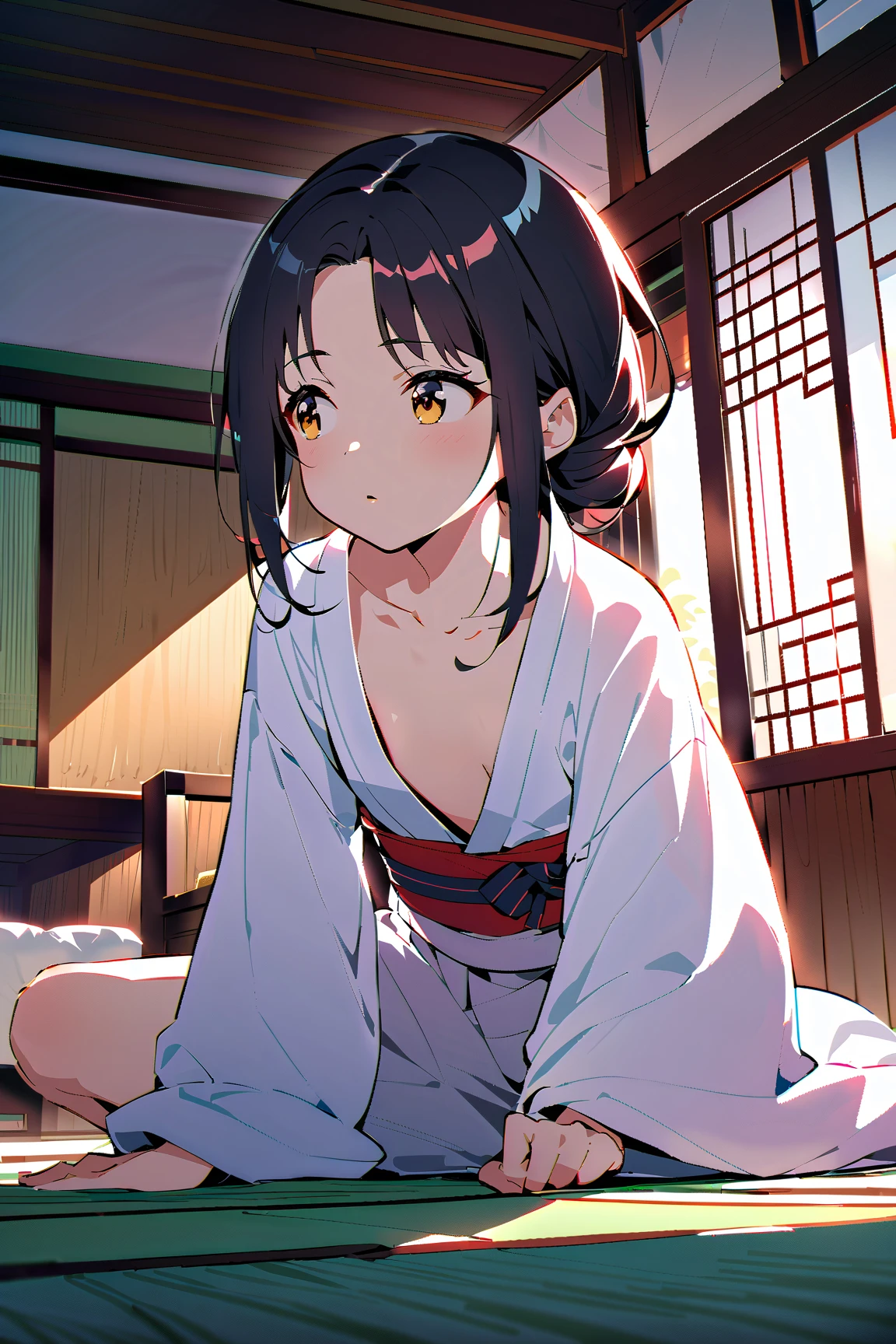 momohinamori, <lyco:momohinamori-lyco-nochekaiser:1>,
momo hinamori, black hair, hair bun, single hair bun, bun cover, short hair, (black eyes:1.5), (swept bangs:1.5),
BREAK japanese clothes, armband, black hakama, long sleeves,
BREAK looking at viewer, full body,
BREAK outdoors,
BREAK <lyco:GoodHands-beta2:1>, (masterpiece:1.2), best quality, high resolution, unity 8k wallpaper, (illustration:0.8), (beautiful detailed eyes:1.6), extremely detailed face, perfect lighting, extremely detailed CG, (perfect hands, perfect anatomy),
