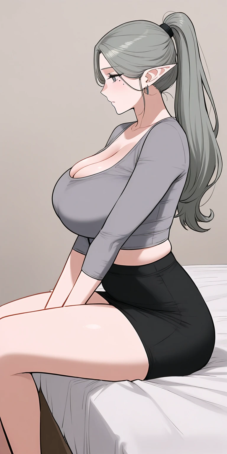 anime girl with huge breast sitting on a toilet with a sticker, [ 4 k digital art ]!!, oppai, (sfw) safe for work, thicc, oppai proportions, hyperrealistic , manhwa, a hyperrealistic , revealing clothes, realistic , biomechanical oppai, bbwchan, seductive anime girl,