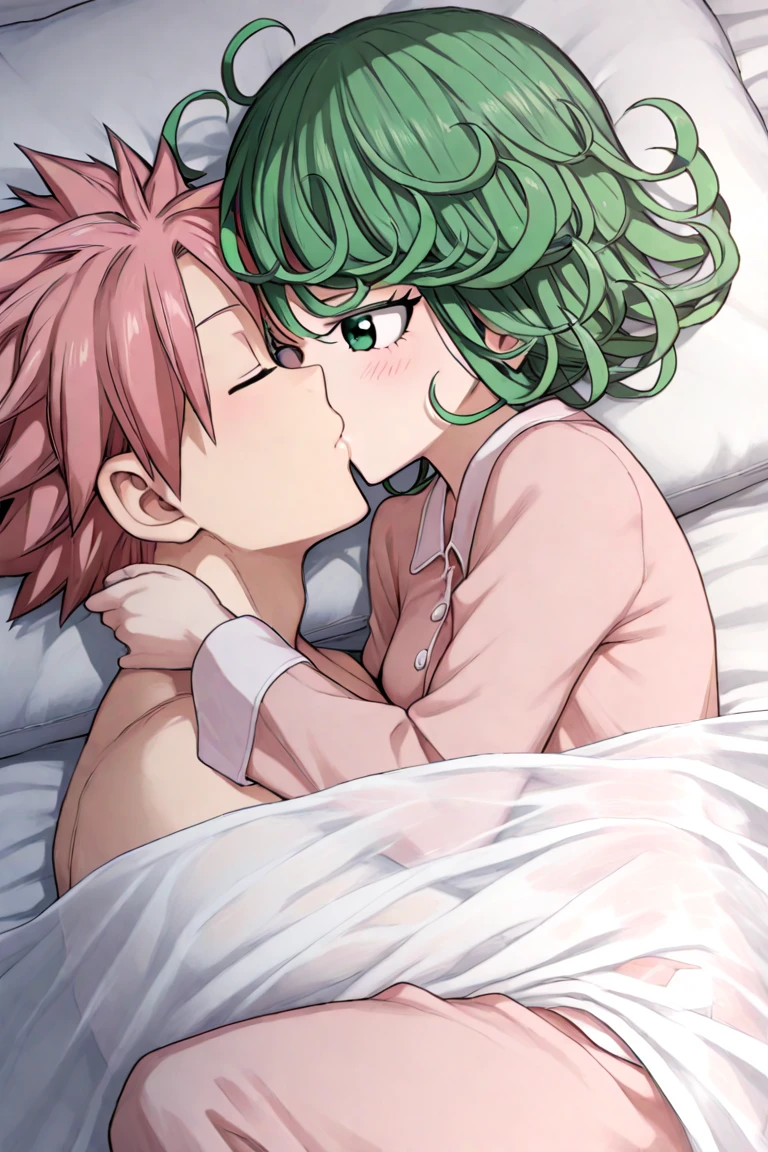 Make tatsumaki naked kissing a naked