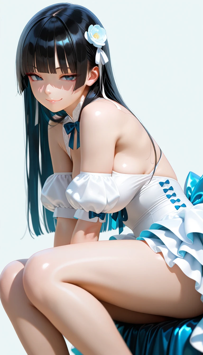 (((shining armor))), (((sailor uniform))), (((my little pony))), (detailed), ((realistic light)), ((masterpiece:1.1)), 4K, ((panties down)), ((realistic shadows)), very big butt, ((fat breasts)), (((black eyeshadow))), (((femboy:1.4))), (((sheer bra))), (((on knees))), ((cute tongue out)), ((black lips))