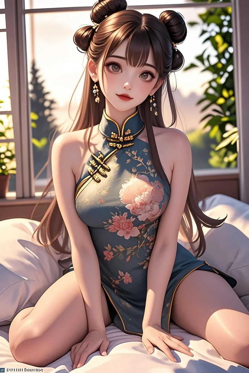 (MASTERPIECE:1.2),(CGI ART:1.3),(REALISTIC:1.5),(POST PROCESSING:1.3),(SHARP FOCUS:1.3),8K,1 girl in bedroom, ((UPPER BODY)), ((white dress)), (((shiny skin))), (wide shot:1.4), window, (((Pastel balloons MESS IN BACKGROUND))), (high shadows detail), (ILLUSTRATION:1.2), (ulzzang-6500 :1.0), ((HDR)), 粗大腿, 宽臀, 细腰, 高个子, 珊瑚色, 红唇, 红眼, 马尾, (汗水: 1.2), (湿), 性感, 脸红