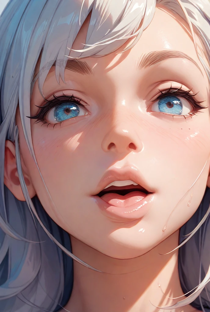 (loli:1.4),(white_hair:1.2),(Very_short_hair:1.2),(full-face_blush:1.3),(move_violently:1.5),(rape:1.10),(fellatio:1.10),(blue_eyes:1.2),(breast_grab:1.2),(toddler:1.5),(toddler_body:1.8),(orgasm:1.8),(sweaty,1.5),(flirt:1.7),(oral sex:1.10),(Enraptured by sexual pleasure:1.3),(semen-drinking:1.3),(Ejaculate in the face:1.6),slender,(Cum_on_face:1.3),(portrait:1.8),looking up,looking at viewer,lick the penis,