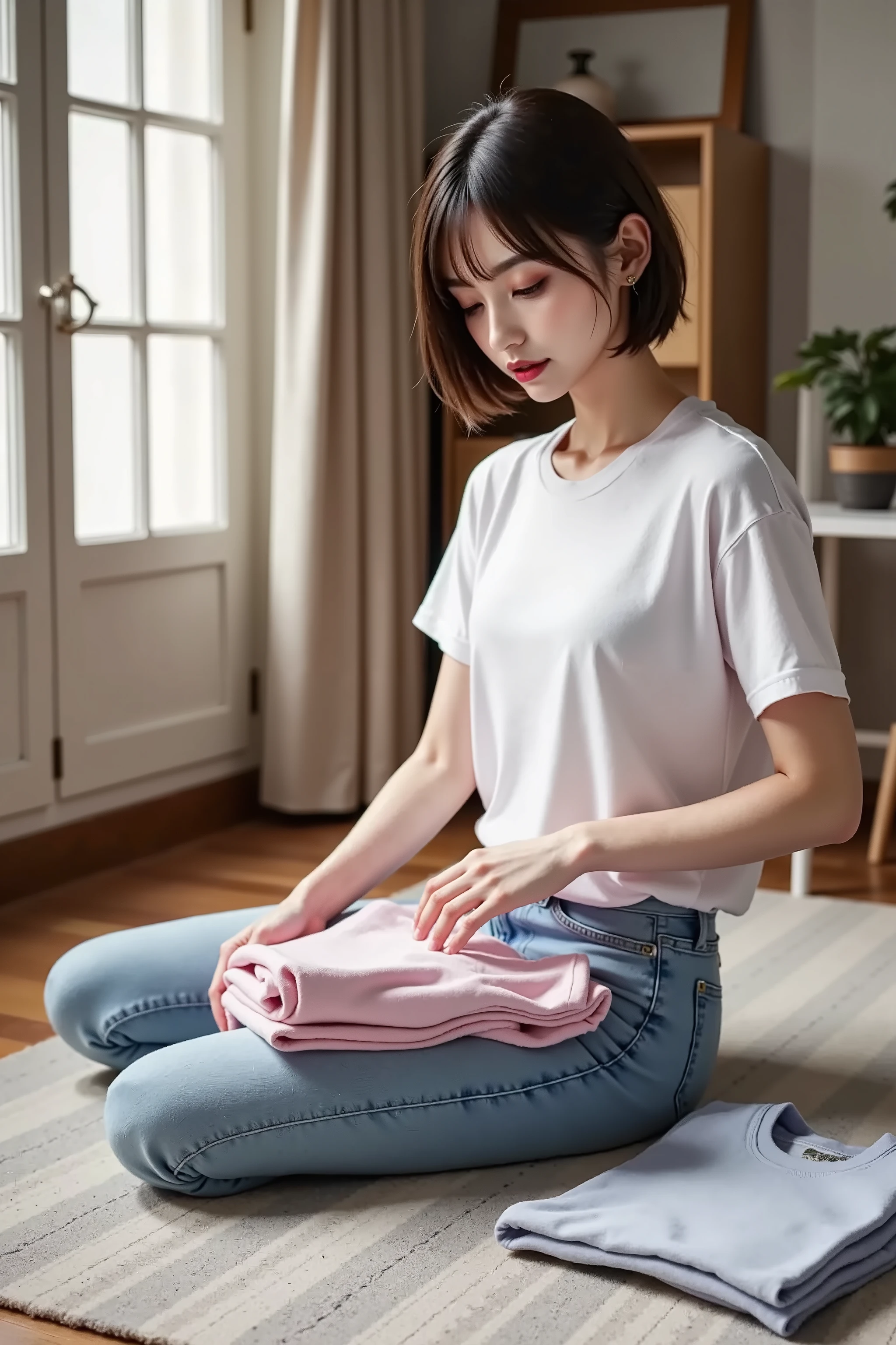 Menstruation continues for more than a month、I'm in despair、fat、20th Generation、woman、whole body、napkin