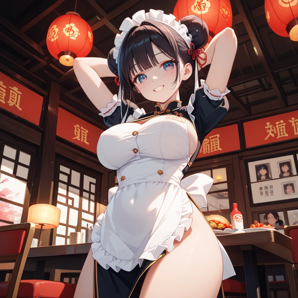 ((from side view)), (8K, 超A high resolution, masterpiece of best quality, professional-grade detailed wallpaper, Ultimate very detailed everything, anime image, Game CG), (inely detailed beautiful eyes, heart shape eyes, {{{{Vulgarity}}}}, large boob, cleavage, Gigantic , Very perfect anatomy body parts, Very perfect , (((Eromama、Lewd wife、Sexy Mom, Vulgar wife、makeup、Erotic Married Woman、Sexy Aunt、Adulterous wife、Sweat)))、Light purple tops、White mini skirt、Sit on the treatment bed、Hands wet with oil lotion、Miss Esthetic、Rubbing a man's crotch、(The platform next to the treatment table、Lots of lotion, mayonnaise, oils, ketchup, Aphrodisiac Bottle)、POV、Massage straddling a man、Faces close、bending forward、((POV))