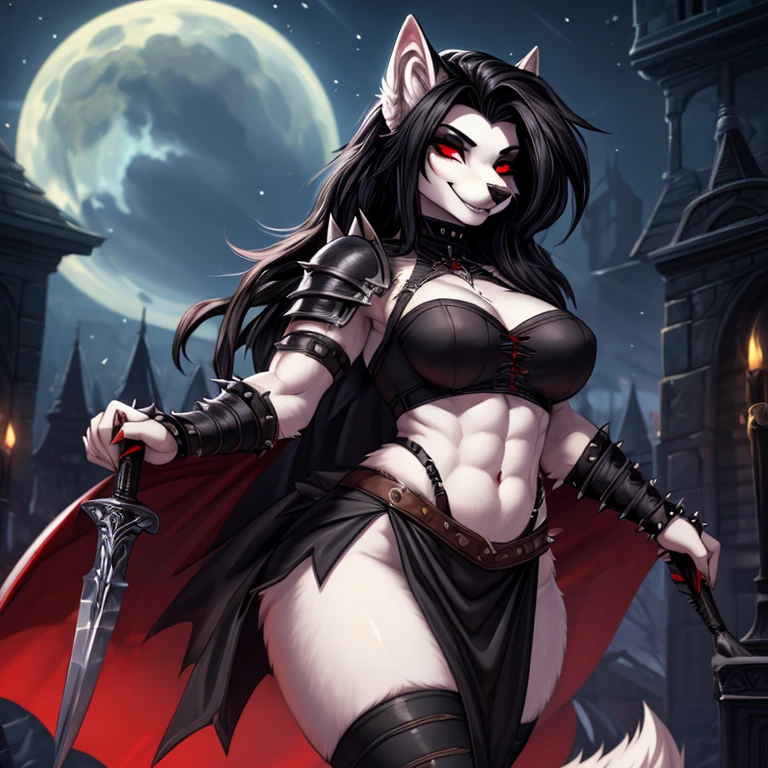 a mature woman,work of art,high resolution,black hair long,Eyes red,horns and tail of Dragon,sensuous,big boobies,posing with a combat spear,in the ice ruins,good anatomy,snowing,アニメ,underwear,Destruction of houses