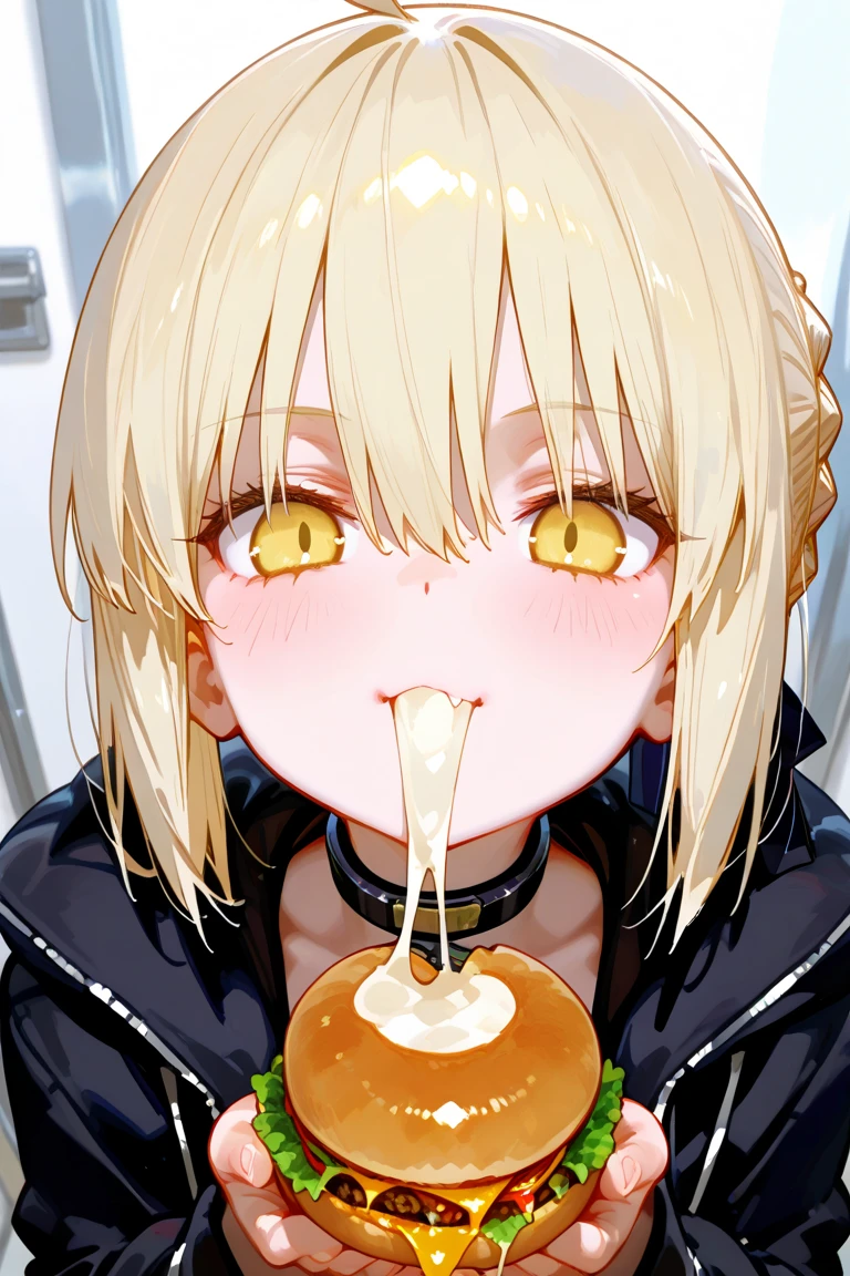 ((masterpiece,best quality)),high resolution,ultra detailed,8k,16k,detailed background,perfect lighting,detailed beautiful eyes, 1girl,solo,embarrassed,blush,breath,saliva trail,(steam,sweat,happy smile:1.2),(screaming,oral,show tongue:1.4),(from above:1.4),((from front)),portrait,seductive eyes,be breathless,chin up,fisheye lens,stick tongue out,kneeling, (cum in mouth,cum on facial,bukkake:1.3),(flat chest,little_child_body,hook,chibi,hat, long hair,blonde hair,twintails,yellow eyes,fur trim,coat,jacket,black gloves,long sleeves,black shorts,knee pads, black footwear,,kawaii,skinny,anime style),forest house,down town