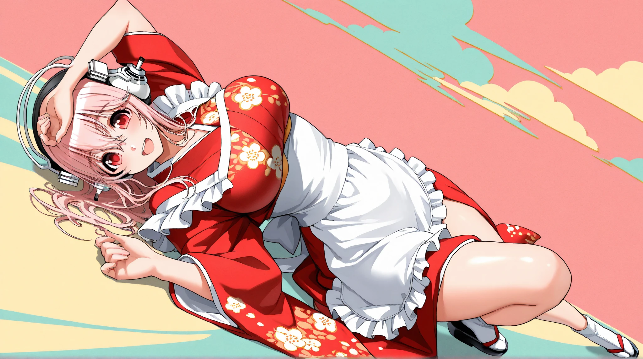 Generate a digital anime illustration with thin lines and sharp details in high quality. The style should resemble professional anime illustrations, with vibrant colors and a clean finish. The image should appear realistic and detailed, focusing on facial features and emotional expression. Please ensure the image has high resolution for optimal quality.