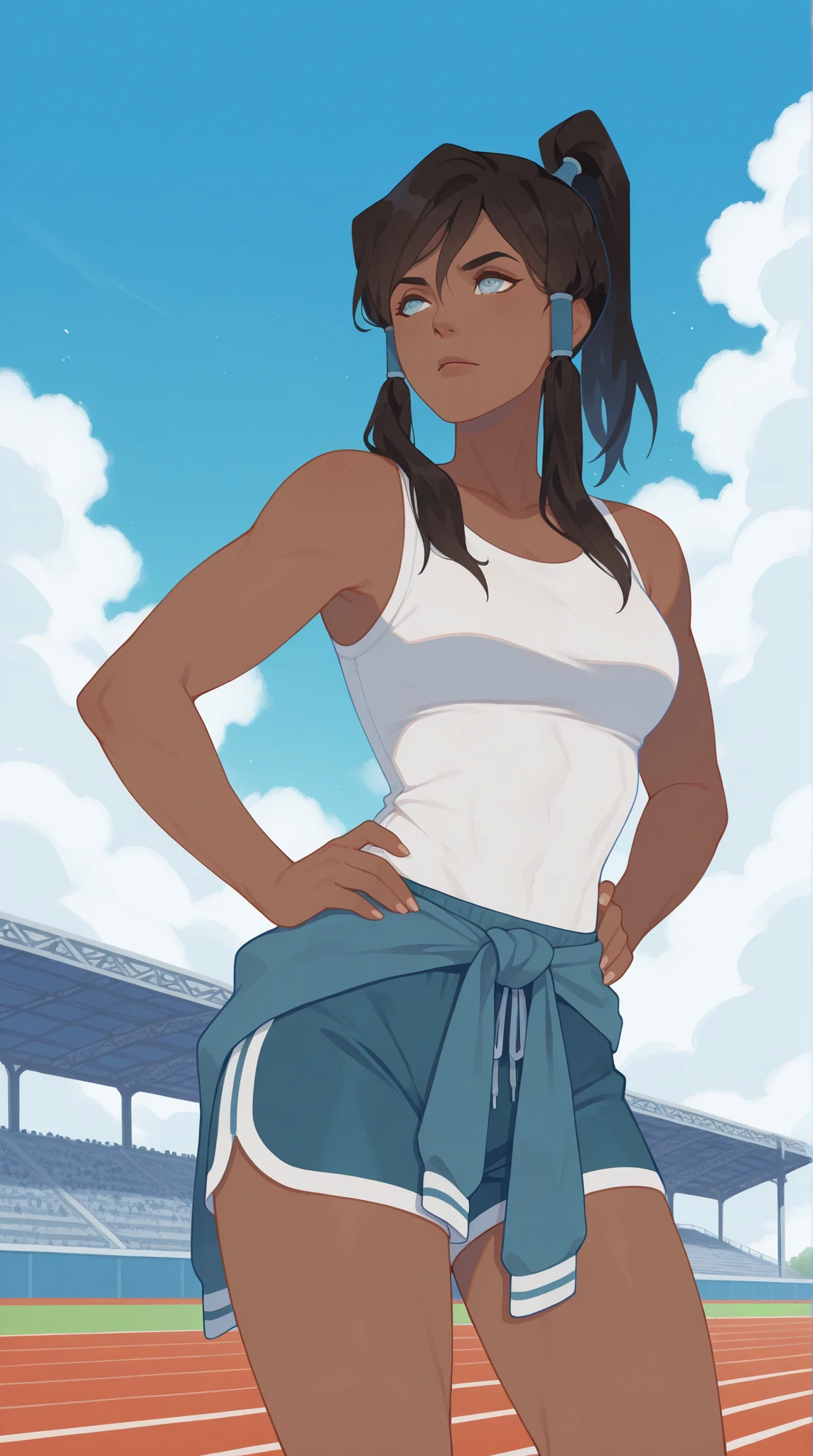 a woman with sexy body and outfit, walking in the sidewalk, (well draw eyes and eye pupil:1.2), EdobBoondocksArtStyle  <lora:EdobBoondocksArtStyle_v1.0:0.8>
