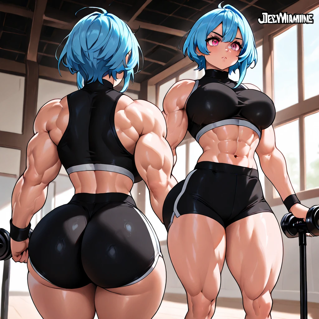 (((1 girl))), (Tatsumaki of a punch man), (short green hair), (((green eyes))), small chest, (((wearing bikini))), (full body view ), (no motel room), (((slender, muscular legs))), thin waist, stomach muscles, big ass, (((full body photo))), black high heel shoes, (showing her ass for me ), (((grumpy))), (HDR), eye flare, extended eyes, extended eyes, Moody, anime, minimalism, anime style, ray tracing, Cinematic lighting, Cinematic lighting, shine , shine, JPEG artifacts, bright light, god rays, ray tracing, drop shadow, panorama, Sony FE, from behind, Underneath, Underneath, UHD, master piece, precise, accurate, anatomically correct, Super Detail, high quality , best quality , very high, 16k