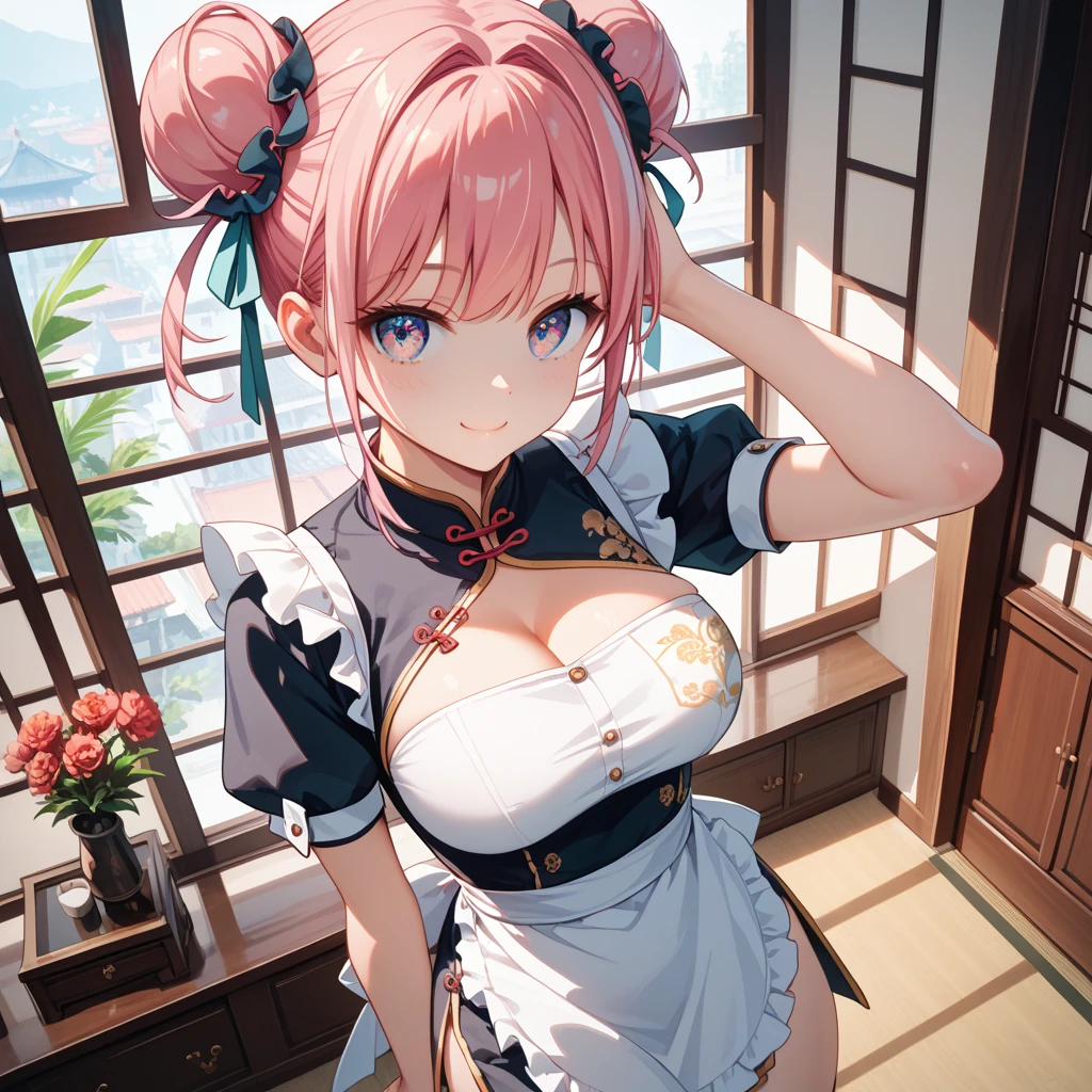 absurd, 8K, high resolution, ultra detailed, beautiful, masterpiece, best quality, very pretty woman, young, (very big breasts:1.2), detailed woman's face, very attractive, (nurse:1.2), ,uzakihana