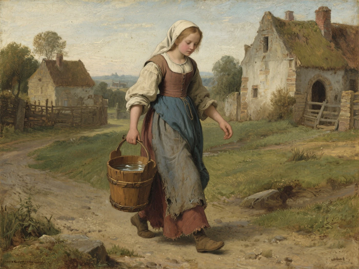 <lora:William McTaggart Style:1>William McTaggart Style - Art in the style of Jules Bastien-Lepage