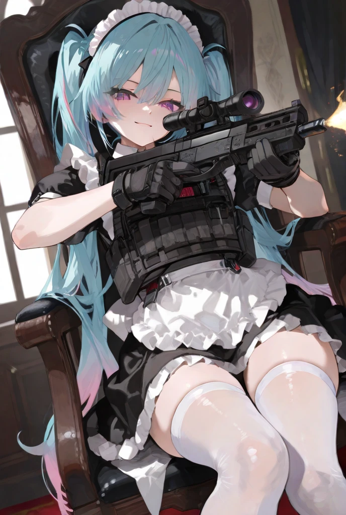 （tmasterpiece：1.2），best qualtiy，realisticlying，
Cyberworld，a beauty girl，blue  hair，Superskirt，Vaginal exposure，Have sex