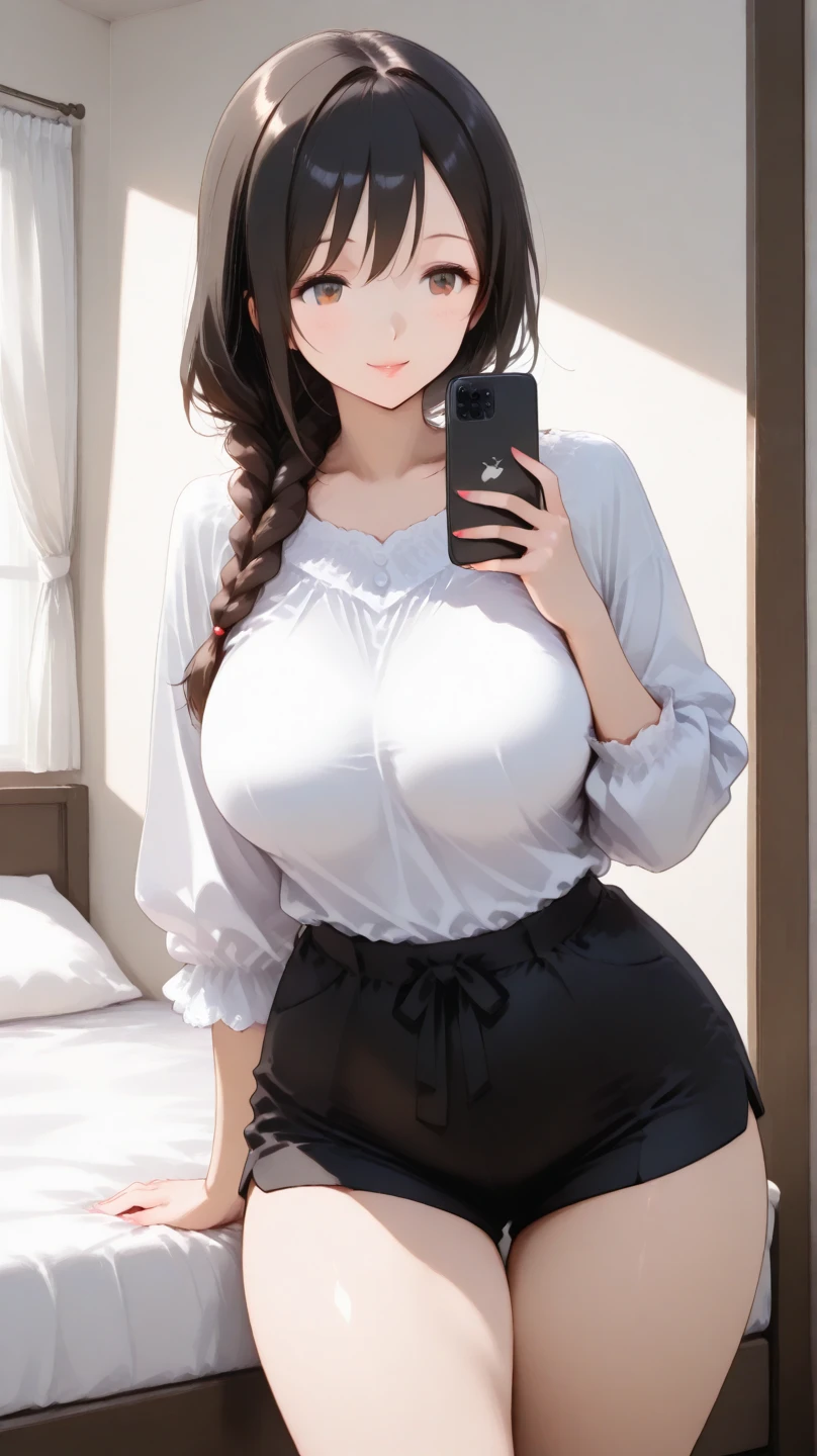 make-up, mascara, Lips are soft or colored, fundo preto Simpler, minimalism, monotone, paletas de cores Simpler, cleaned up, Sharp Projects, fluid silhouettes, , short skirts, short dress, transparent shirts, assymetrical, geometric, Elegant, luxurious materials and designs, Simpler, Minimal accessories, Necklaces and thin rings in silver or gold, Pulseiras Simpler, Differentiated designs, silhuetas Simpler, sexly, minimalism, suggestive, Fresh and urban printing, bashful expression, Simplicity and sophistication, standing alone, 1girl,  big, thick-thighs, Waist slender, sweaty , , , sensuous, nakeness,