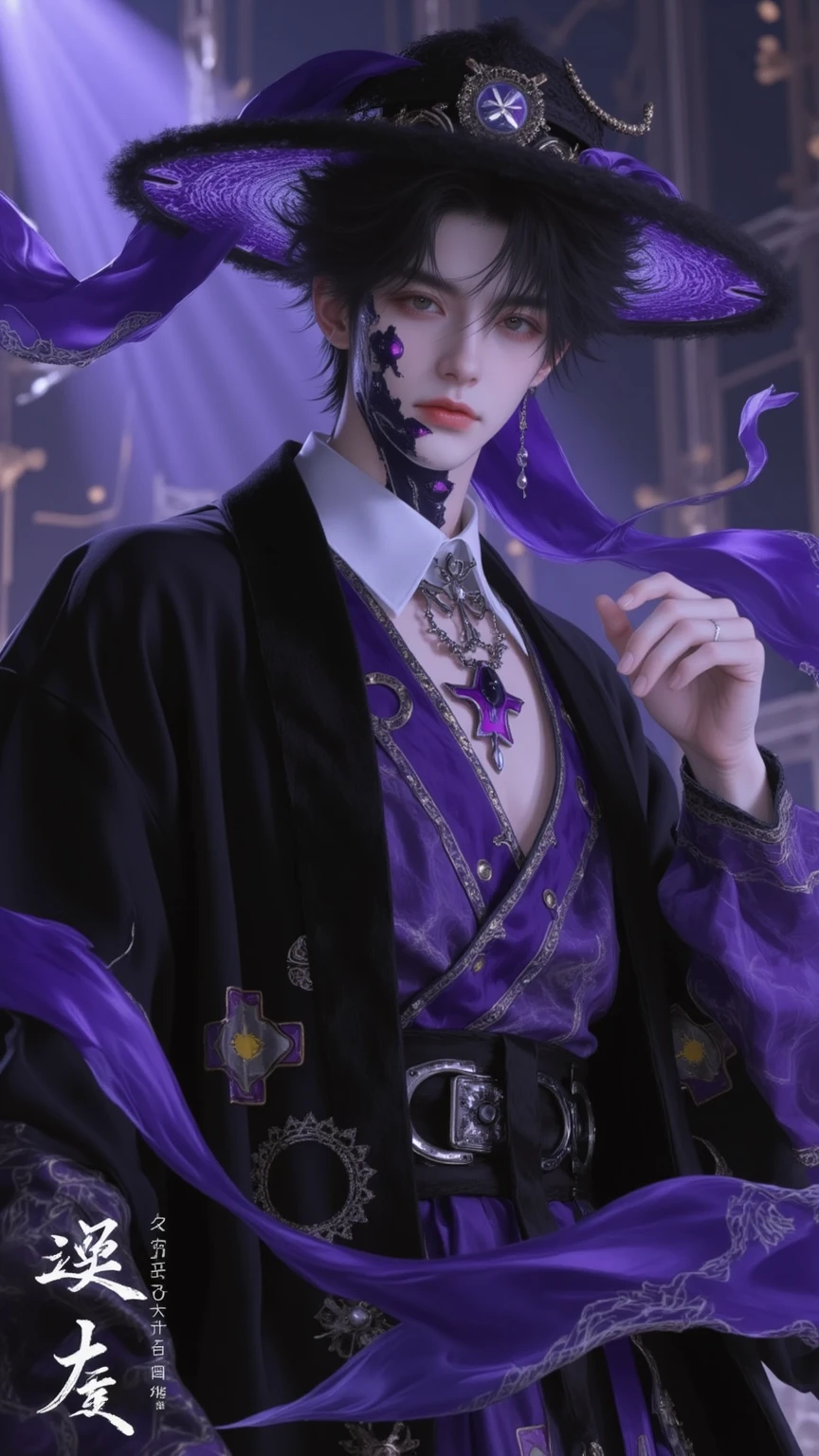 Baron samedi with the clothes of heath ledger joker
