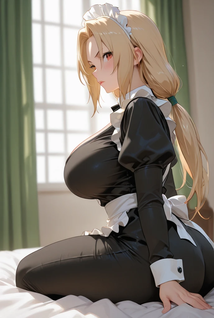 (8k, RAW photo, best quality, masterpiece, soft cinematic lighting, soft color:1.4),(POV,from Directly above:1.5),( POV,looking up at viewer:1.5),(eyes focus,Close-up beautiful eyes:1.5), (realistic:1.2), (indoor background), (solo, mature woman,19years old,super beautiful face,super detaild beautiful eyes :1.5), {sailor uniform,(show off nipple:0.5),low-cut miniskirt,sheer :1.3}, (embarrassed,red Cheeks:1.25),long hair, {{slicked back hair}}, white blonde color hair, clean skin, (smaller butt:0.5),(coverd nipple:0.8),(sagging huge long wide heavy breasts,puffy areola:1.5),(under boob:1.6), (thick, curvy:1.3),(very skinny:1.5),(sexy pose,open legs:1.7),(open mouth:1.1),(Holding Waist POV girl on top Position:1.6),
