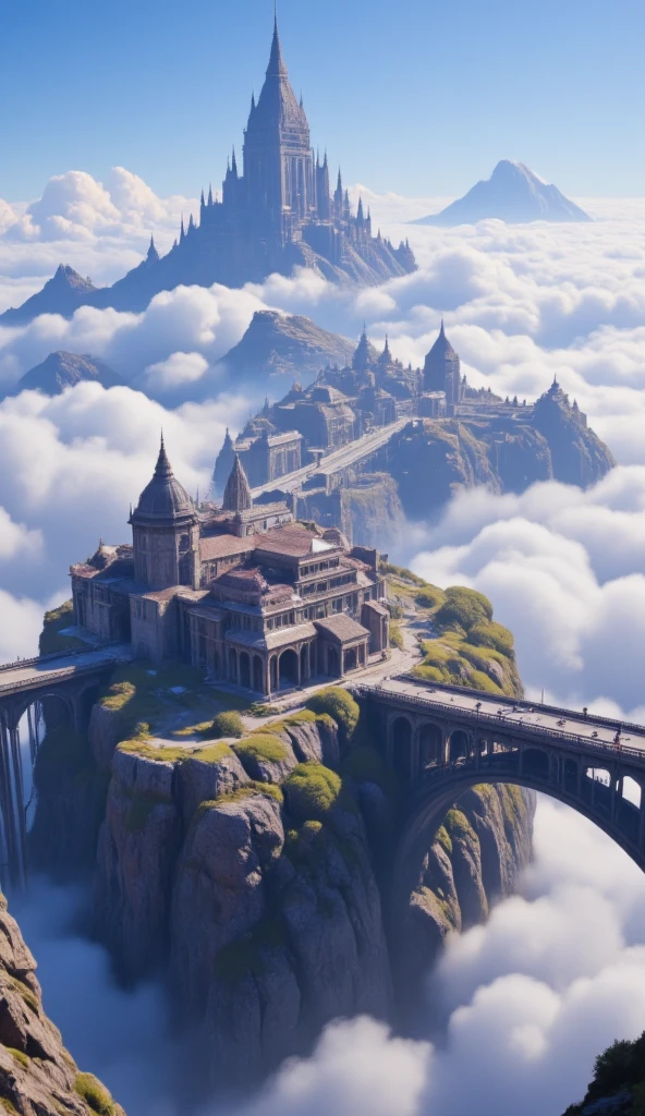 ((masterpiece)),((best quality)),((high detial)),((realistic,))
Industrial age city, deep canyons in the middle, architectural streets, bazaars, Bridges, rainy days, steampunk, European architecture
