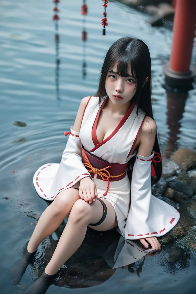 arafed woman in a straw hat sitting on a boat, cai xukun, hanfu, chinese style, white hanfu, inspired by Bian Shoumin, inspired by Liu Jun, with acient chinese clothes, inspired by Huang Gongwang, inspired by Gu An, inspired by Chen Daofu, inspired by Xiao Yuncong, inspired by Wu Bin, [[nsfw]], pubic hair, [[[[god pussy]]]]
