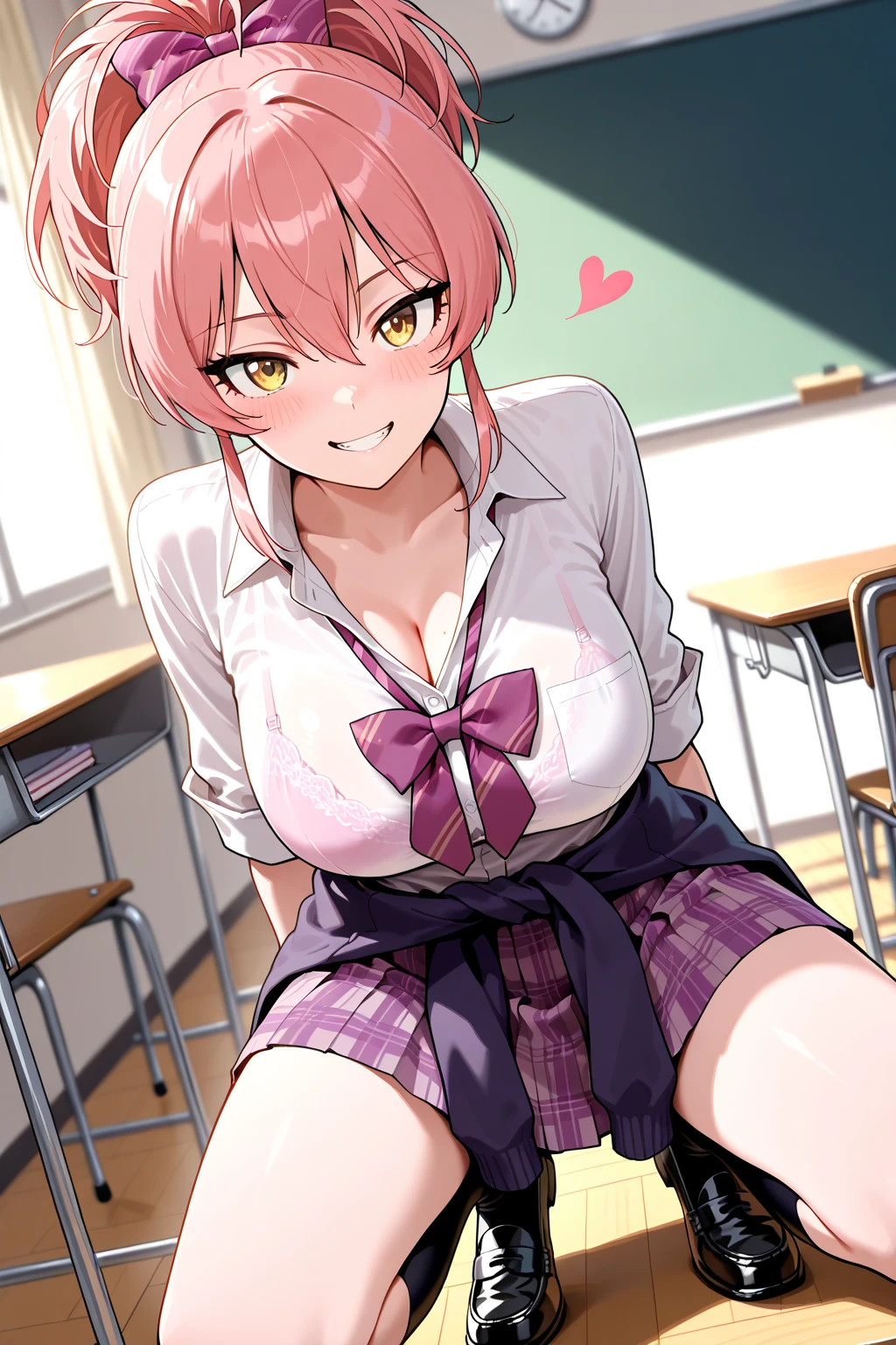 young woman、Maki Nishikino、18 year old daughter、high school girl、rape、tears、Beautiful woman、Squat with your legs apart、Tight waist、Acme Face、Slender body、Small breasts 、Blazer uniform、classroom、Best image quality、High resolution、masterpiece、super high quality、Thick pubic hair、orgasm face、Pink Panties、Pink Bra 、Blushing、4K quality、Blushing、Cry of ecstasy、Wearing black knee socks、Sweaty all over、Heavy breathing、Cowboy Shot、Shaking breasts,uneven chest、上下にShaking breasts、Penis sheath、Standing doggy style