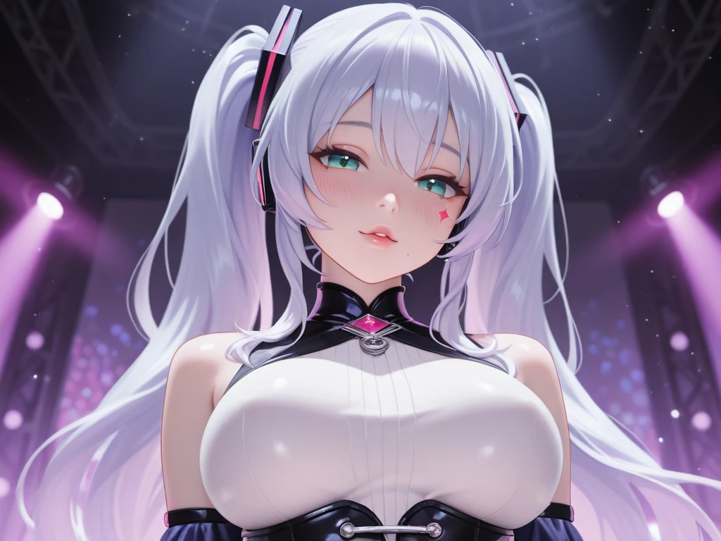 (mad scientist), 8k resolution, masterpiece, Highest quality, Award-winning works, unrealistic, Sexy Womanだけ, healthy body, Age 25, White wavy long hair, hair band, Large, firm, swaying bust, (Crazy Nurse), A terrifying sight, fear, Very detailed, Digital Painting, artステーション, コンセプトart, Smooth, Sharp focus, shape, artジャム、Greg Rutkowski、Alphonse Mucha、William Adolphe Bouguereau、art:Stephanie Law , operating room, Royal Jewel, nature, Full Shot, Symmetric, Greg Rutkowski, Charlie Bowwater, beep, Unreal 5, Surreal, Dynamic Lighting, ファンタジーart, Complex colors, Horrific scenes, Small face, Very delicate look, Delicate eye depiction, Upper body close-up,, erotic, dynamic sexy pose, Sexy Woman, Healthy body, 24-year-old female, doaxvv_Marie Rose, mad nurse, height: 150cm, Twin tails, To flap one's hair, Glaring at the camera, look up, Creepy Laughter, gone crazy, Bloodshot eyes, Bloody nurse uniform, Tight Skirt, stockings, pumps, Brandishing a scalpel