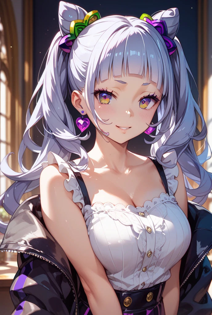 anime girl with white hair and blue eyes sitting in a church, white haired deity, anime moe artstyle, ahegao, 8k high quality detailed art, seductive anime girl, detailed digital anime art, loli in dress, [ 4 k digital art ]!!, guweiz on pixiv artstation, small curvy loli, ahegao face