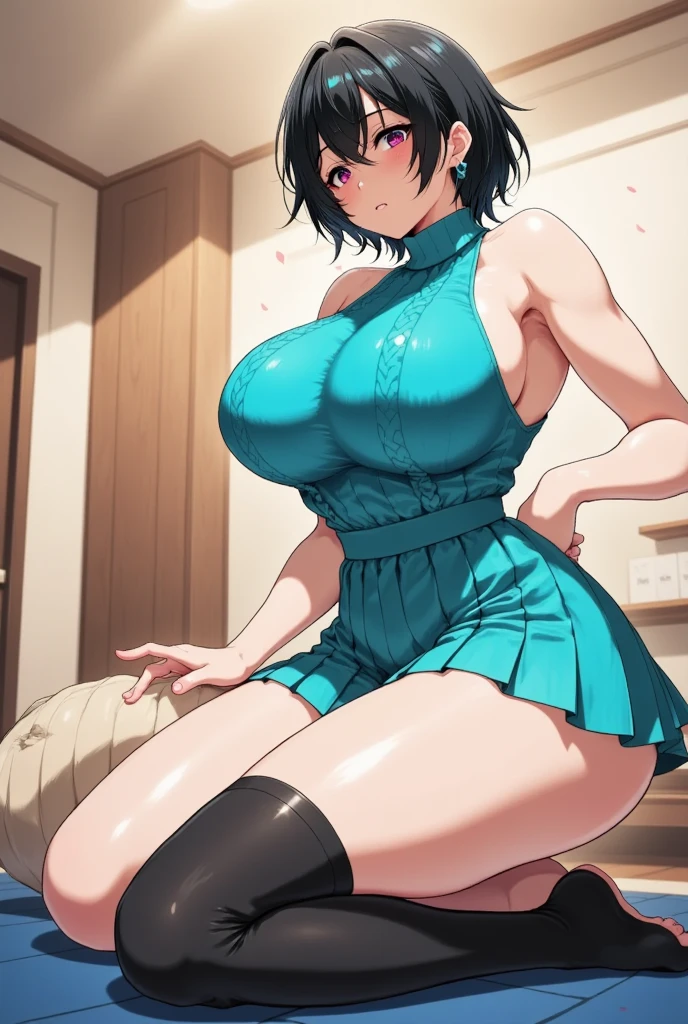 Maki Zenin, good, Wicked Smile, Large Breasts, Big Ass, Dark green hair Ahegao Stimulates ejaculation Bitch Big Ass Spread your legs Bunny girl