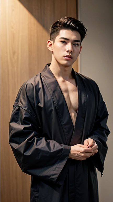 An epic CG masterpiece., Awesome details, realistic, 8K, Ultra HD, จักรพรรดิแห่งTang Dynastyของจีน,Author:Guo Bei Martial Arts,Very handsome, Manly, 20 years old , stalwart, Cool tattoos, big belly, The greatest manhood, straight crown, Gold coat, พื้นหลังroyalวัง, Tang Dynasty, royal, Dynamic Post, Amazing color, 3D rendering of, Surrealism, cinematic light effect, realism, 00 render, Super realistic,naked body, Big long detailed dick and balls, Dick in the correct shape,