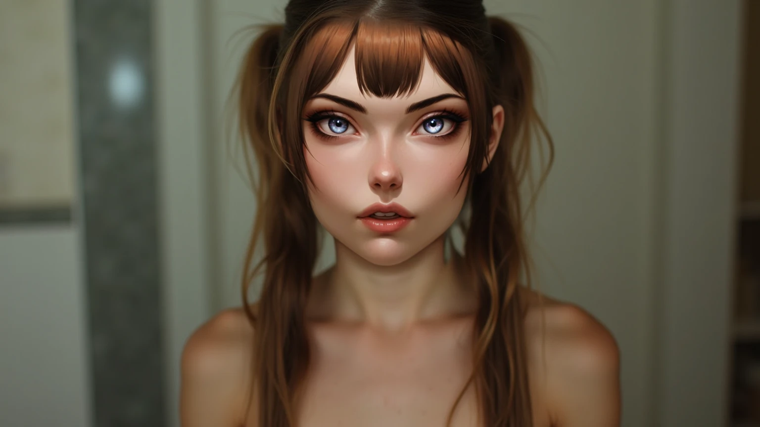 Nude apron
Mask content original face 21 year old girl, small breasts, beautiful breasts, highly delicate skin, HD, goosebumps, visible pores, intricate, masterpiece, highest quality --auto --s2