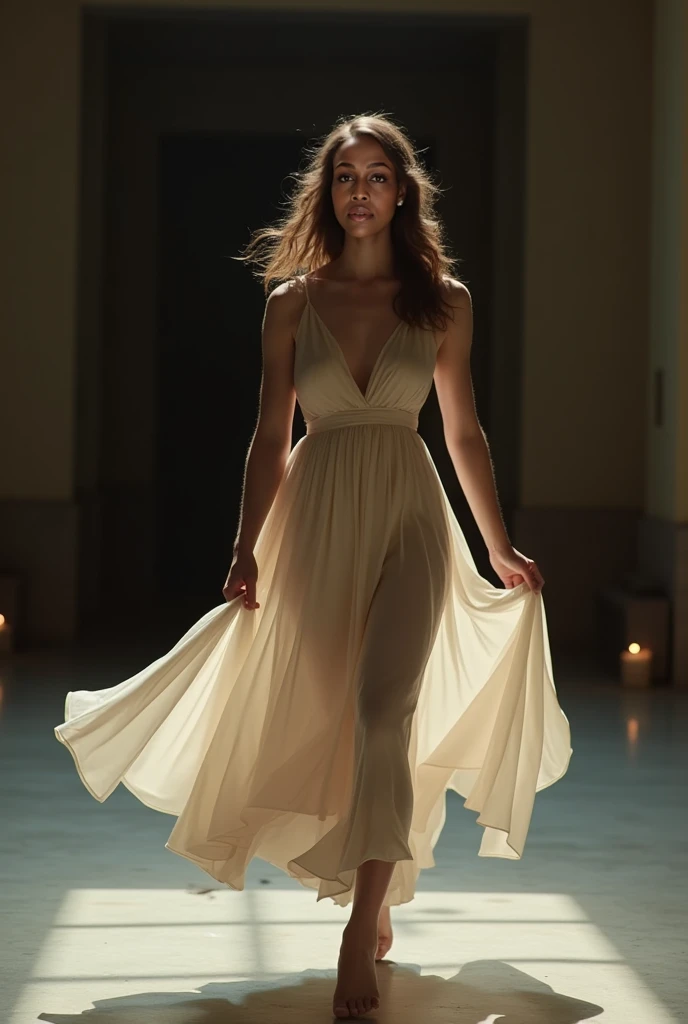 horror art, dread, Best quality, masterpiece, ultra high res, (photorealistic:1.4), Action shot of terrifying ghost fighting against the viewer, dynamic movement, in arena, creepy, white dress, unnerving, unsettling, terrifying, 80mm, horror lighting, dynamic action <lora:kayako:0.8:KEEPCHAR>