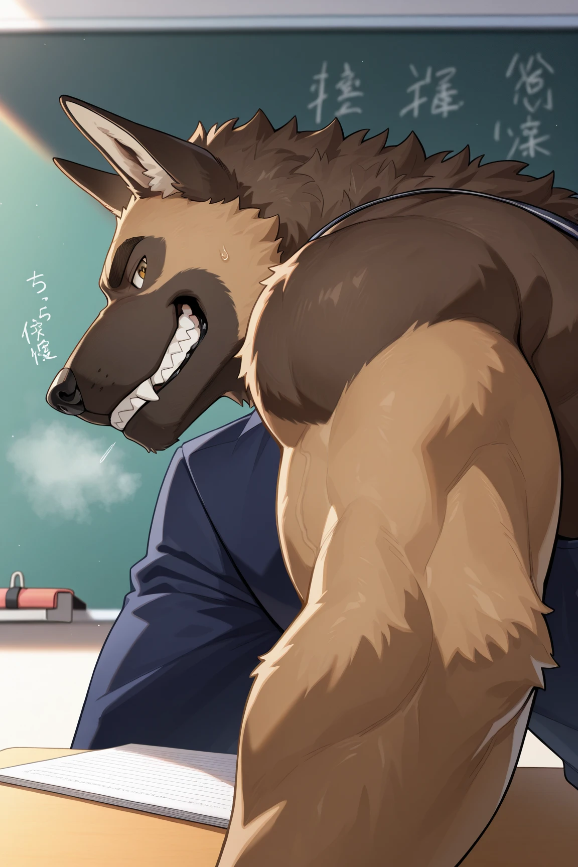 Wolf,author:Takemoto Arashi,Black T-shirt,Dark blue jeans,,Deep Throat,A lot of semen on face and body,Anal Sex