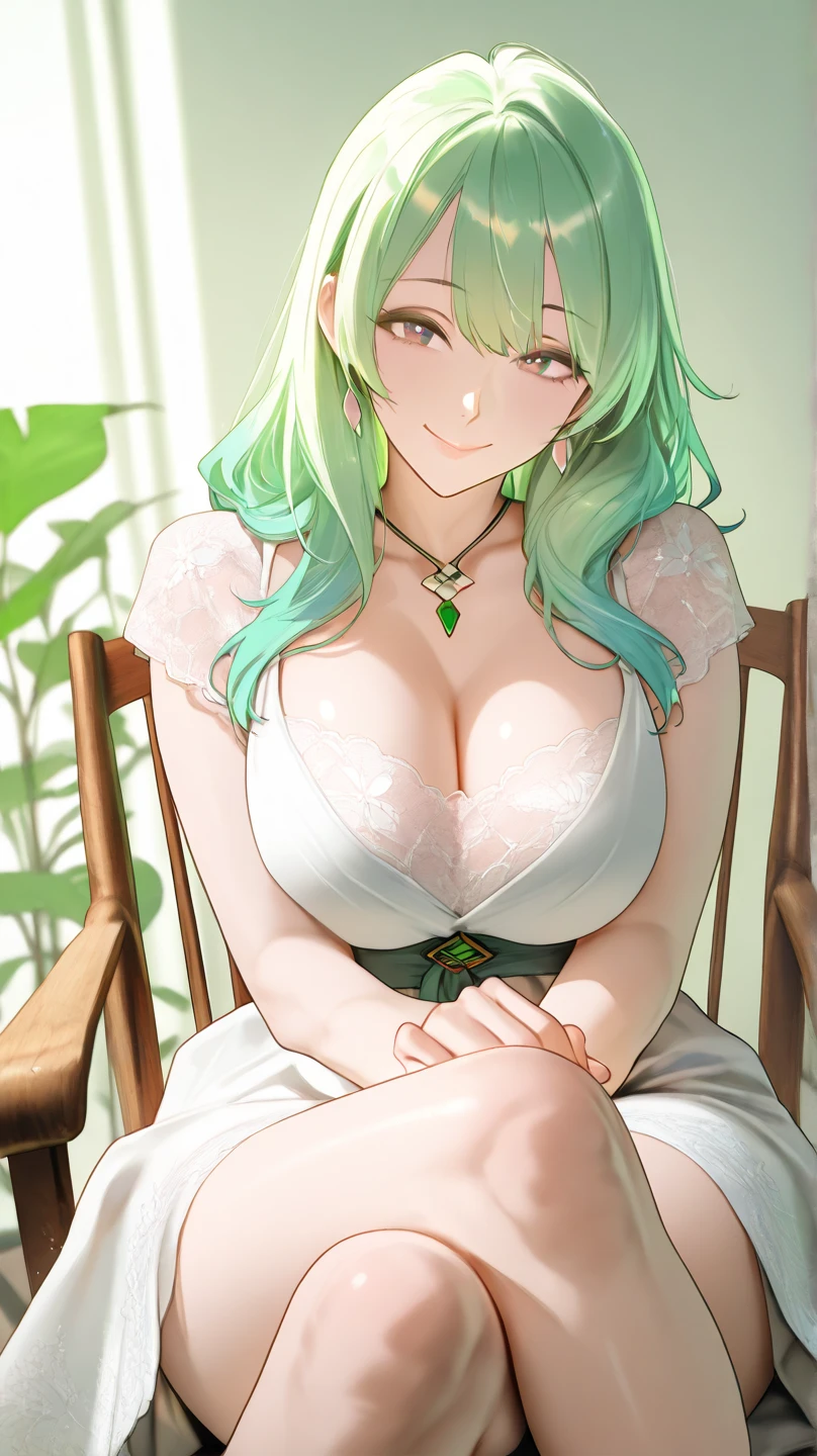 8kんで(A sloppy smile, The face we're looking for, Mischievous face:1.9)
8kんで机がある、Sitting in a chair:1.9
((woman,Huge breasts, (Huge breasts:1.4),Are fat,とても唇が赤いHuge breastsを強調,Big Ass,Narrow waist,Long legs,Green Eyes座っている))
8k((((Anime Style),(The facial expression is good))))8k(((((Anime Style)Green Eyes)))) 8k((blazer))8k((Frontal cut))8k((student))
8k((Beauty))((studentblazer15歳student服 緑のネクタイ, blazer, Pleated skirt))
8k(((resting one's elbows on the desk:1.3))) 8k(Restaurant with large window seating:1.3)
8k(Close-up of the face:1.5)
8kんで(((((Staring at me))))) 8kんで(((((Hands on your face)))))
Staring at me8kんで(Mischievous face, Depict the face clearly:1.5)8k(womanの手の描写が上手い)