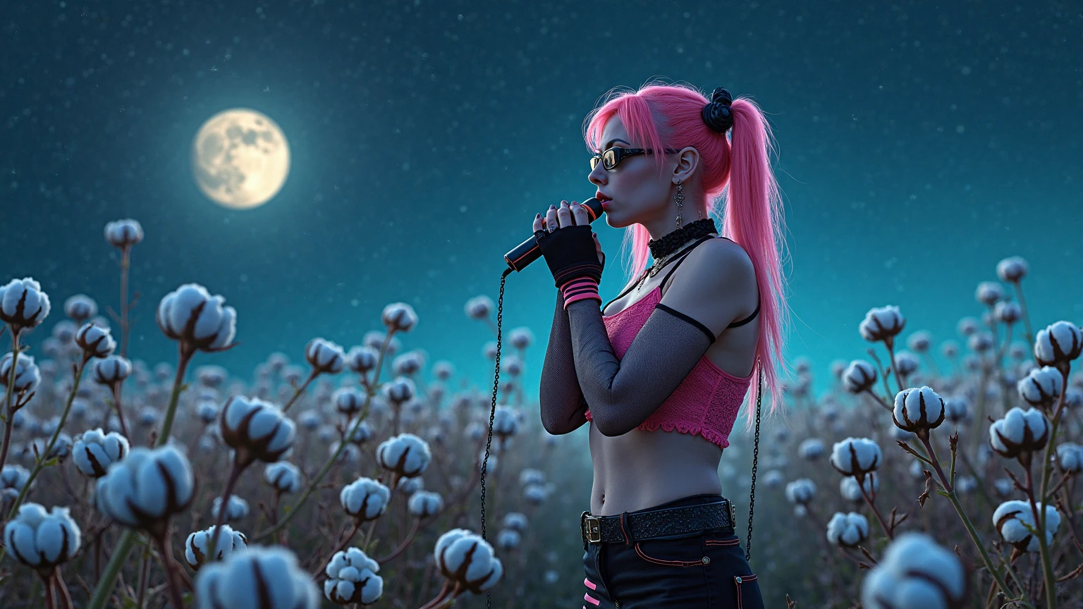 “Mumta, with iridescent wings that shimmer like stardust, prowls the neon-lit stages of distant planets. Her voice, a haunting blend of melancholy and rebellion, echoes through asteroid-filled arenas. Dressed in tattered leather and adorned with cosmic tattoos, she belts out lyrics that speak of love lost across galaxies. Fangs peek out from her crimson lips as she croons, captivating both mortals and extraterrestrials alike.” 🌟🎤🌌