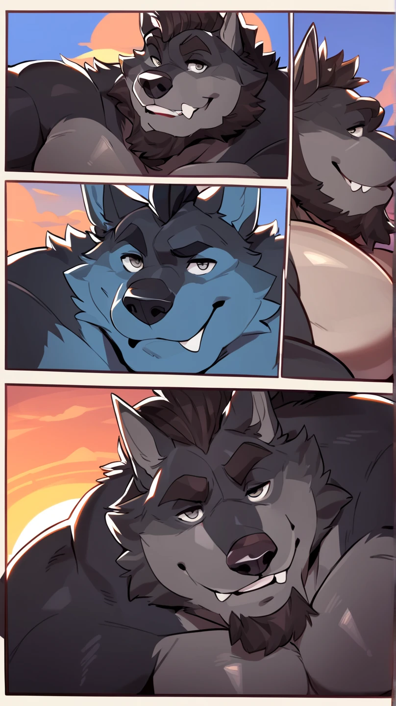 autor: Takemoto Arashi, (1 menino), um, Horkeu Kamui, Segundo masculino, quimono, corpo quente, Muscle, lindo, sexual, cara atraente, (olhos amarelos detalhados), sobrancelhas, (Obra de arte, A high resolution, melhor qualidade), 4K, um homem, Horkeu Kamui, retrato, lindo shadow, foco nos peitorais, mamilos, tanga, ((Um nu, Pumped male demon with the appearance of (lobisomem ou minotauro?) yellow eyes dawns with red skin and a humanoid body with ugly features that shows its intimidating strength full of lust and malice showing its black tongue and sharp teeth drooling masturbating sitting with its thighs open looking in a way that seems challenging, intimidador, sem vergonha, luxuoso e sedutor, (part of penile heresion, head appearing and getting thick and hard so that your balls show satisfaction and relief with greater, bolas inferiores)), (there is another humanoid demon (lobisomem ou minotauro?) bombeado, but he has white skin, apart from his mouth, penetration between the groin, sucking the heresy on the penis, sexo gay, parecendo satisfeito, Boca aberta, Ofegante, tongue out)