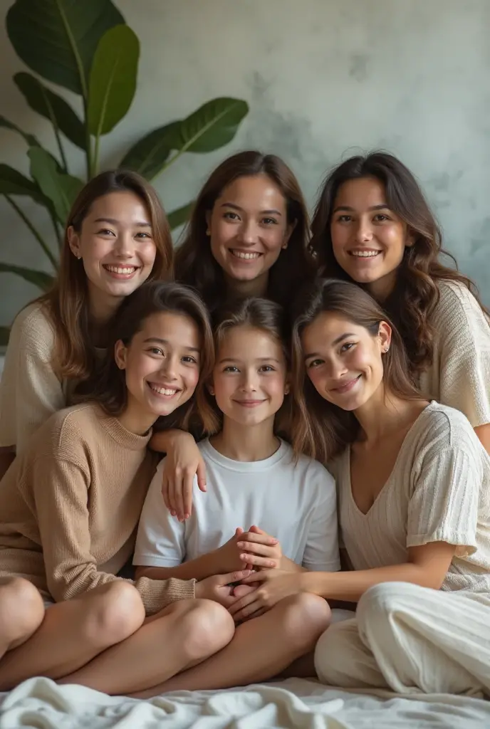 4 girls and 2 boys