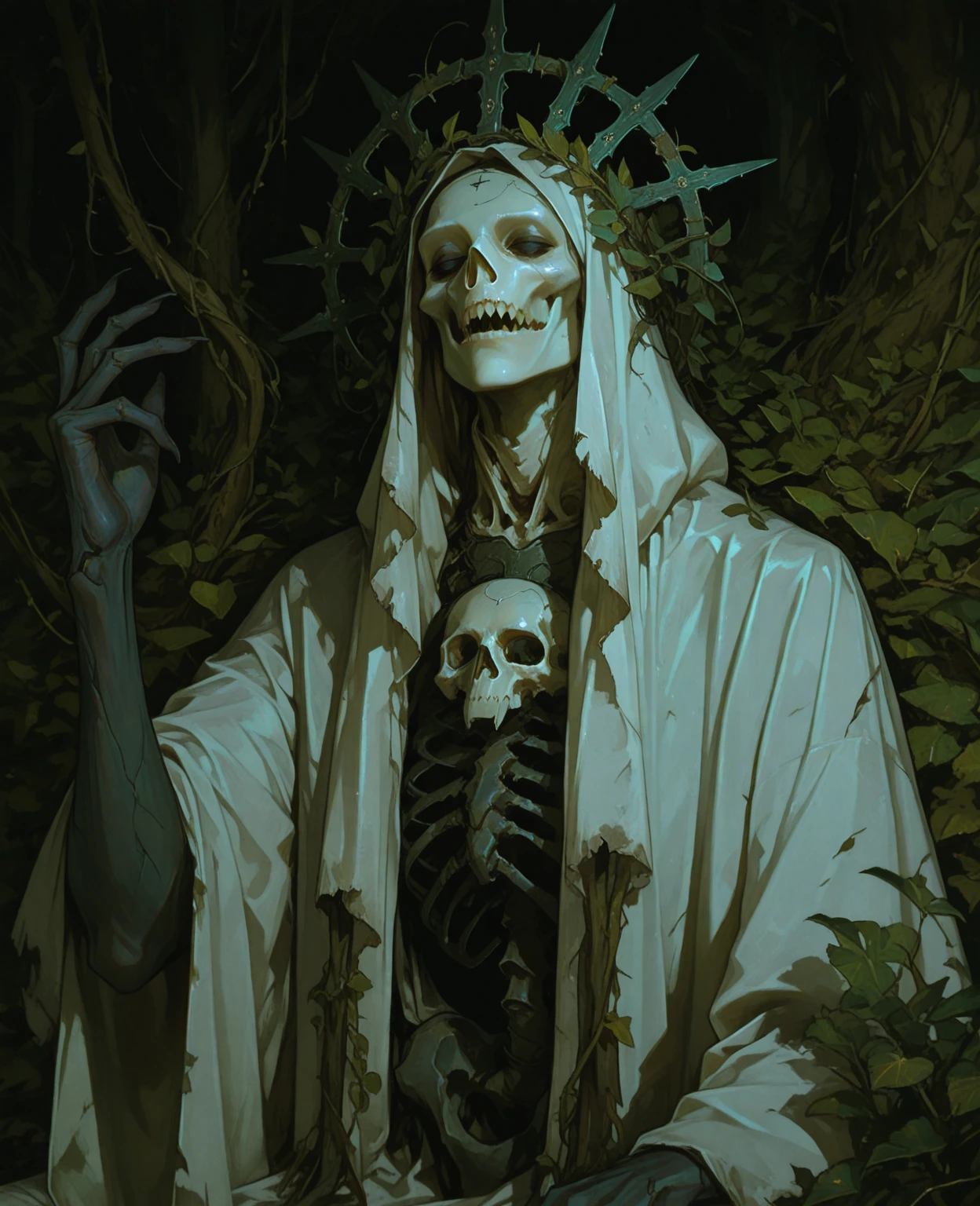 forest、Planet of the Apeonkey Hand、skeletal hand、Make a wish3Instead of making one thing come true、In exchange, something else is lost。rich、cadaver、