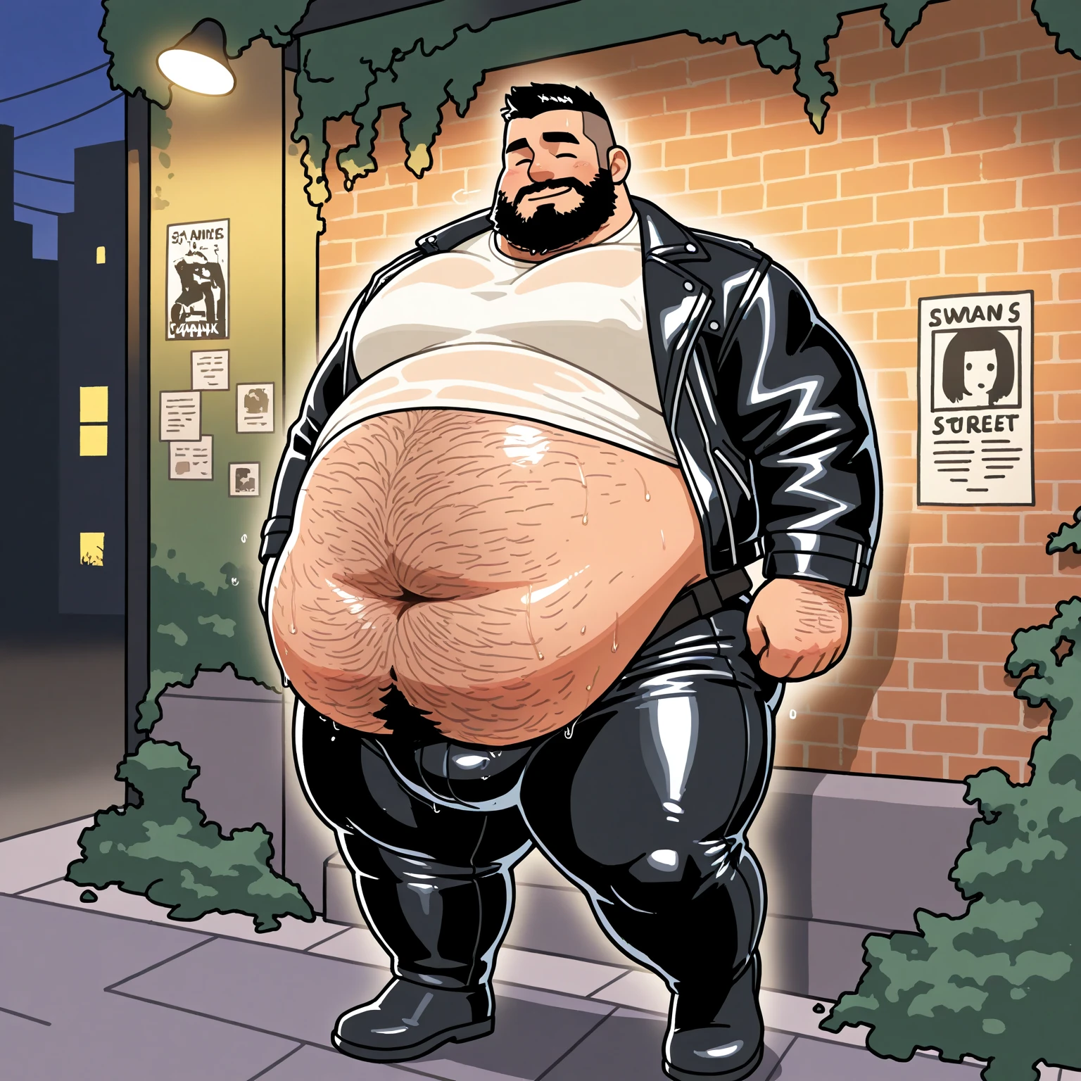sexually excited people, on a brazilian street, lot of full of people, slender chubby hairy fat man, amateur simple man, amateur man, pov male masturbation, big penis erect, photorealistic, correct anatomy. nipple piercing Fixed incorrect positioning of body parts and anatomical details., Realistic photo, 8k quality by photographer Bob Wolfenson, real photography, fujifilm superia, full HD, taken on a Canon EOS R5 F1. 2 ISO100 35MM, Scene from a modern commercial. hiperrealistic, big hard cock up, tattoo girl, standing up, frontal view,